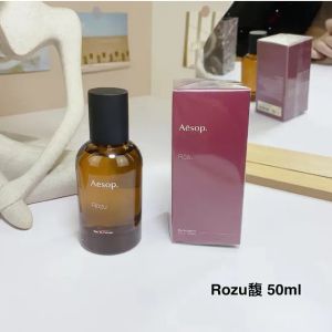 Marca Perfume Aesop Rozu Perfume 50ml Hwyl Tacit Miraceti Karst Fragrância 1.6fl.oz Homens Mulheres Parfum Cheiro de Longa Duração EDP Colônia Alta Versão Qualidade Spray Perfumes