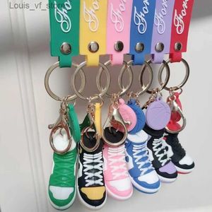 Keychains Basketball Keychain Shoe Key Chain Chain Key Pingentes Bags Ornamentos Casais Presentes Doll Machine Gifts Wholesale Keychain T231213