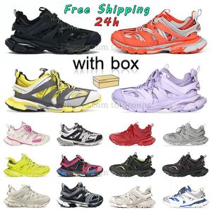 Free Shipping Brand Casual Shoes Designer Mens Women Luxury Track 3 3.0 Runner Famous Sneakers Vintage Plate-forme Coach Tracks Tess.s. Gomma Leather Trainers With Box
