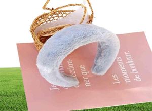 Faux Fur Plush Headband Retro Headwear Winter Thick Furry Hairband Warm Wide y Headbands Hair Accessories For Women Y2203019893545