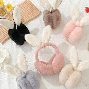 Berets Adult Stuffed Animal Ear Plush Warmer Winter Student Outdoor Cycling Skiing Climbing Cold Weather