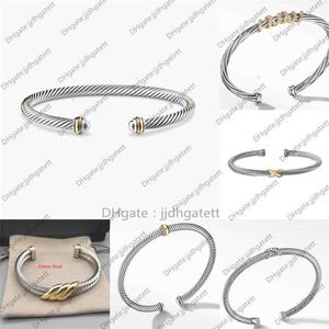 Braccialetti da 4 mm braccialetti firmati bracciale d'amore in oro sottile 18 carati per donna braccialetti con diamanti braccialetti da donna lussuosi gioielli di lusso hip hop cjeweler cristalli charms