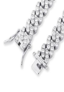 Gioielli di design di alta qualità Iced out Cha Uomo Donna Cavigliere Hip Hop Bling Bracciali con diamanti Caviglia Oro Argento Collegamento cubano Moda 2871441