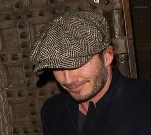 Береты, классическая шерстяная кепка Sboy, мужская ретро-шляпа художника, шляпа в елочку на плоской подошве, шерстяные шапки для гольфа в стиле Гэтсби, высокое качество 14700948