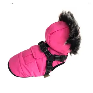 Dog Apparel Dogs And Cats Coat Jacket Pet Vest Harness Collars Design Puppy Warm Hoodies Clothes 5 Size 3 Colors