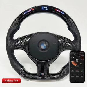 Car Carbon Fiber Steering Wheel for BMW 1 5 Series E82 E39 E46 M3 LED Display