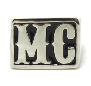 4pcs lot Size 814 Motorbiker MC Cool Ring 316L Stainless Steel Fashion Jewelry Selling Biker Style MC Ring261O6462617