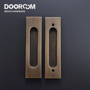 Door Locks Dooroom Brass Sliding Handles Modern American Push Pull Hidden Pulls Interior Living Room Bathroom Balcony Kichen Keyless 231212