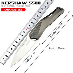 KS 5500 Outdoor High Hardness Field Selfense Składanie Szybka otwarta kieszeń na kemping przenośny nóż 113