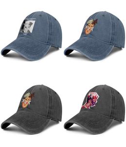 Kolorowy blok dla mężczyzn i kobiet ciężarówek dżinsowy Cool Designer Custom Personed Blank dopasowany modne hats Portret x4470972
