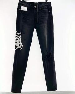 lila jeans designers jean hombre byxor män broderi lapptäcke rippade märke motorcykel byxa mens mager rippade för trend vintage byxa nola