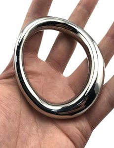 Cockrings rostfritt stål metall kuk ring pungen bondage hänge boll bår sex leksaker för män dick penis ringcbt bdsm vuxen er5074511