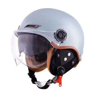 Fahrradhelme Moto Helm und Sicherheit Roller Motor Modulierbar Casco de Seguridad Halboffenes Gesicht Retro Downhill 231213