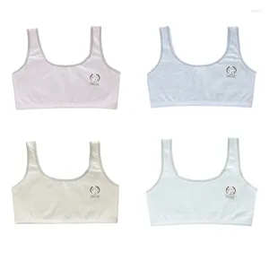 Camisoles tanques meninas sutiã para crianças adolescente respirável lingerie adolescentes treinamento 37jb