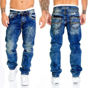Męskie dżinsy vintage śnieg proste worki męskie streetwearne dżinsowe spodnie ładunkowe jesienne wiosenne pantelony hombre stretch spodni 2312012