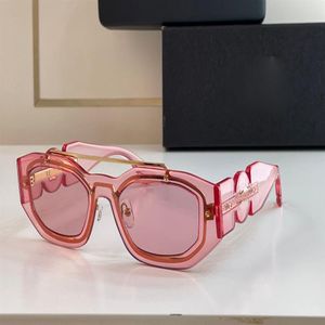 Nuovi occhiali da sole firmati da donna moda uomo occhiali sportivi multicolori da donna Moderni aste cave in acetato trasparente da uomo Classic2818