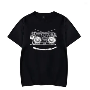 Camiseta masculina Dream Merch Boombox Smile T-shirt para quem quer ouvir Ep Unissex Moda Engraçada Casual Manga Curta Top Tee