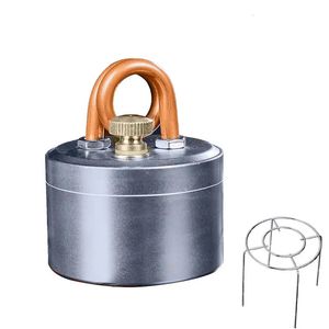 Stoves Portable Mini Camp Alcohol Stove Solid Shell Powerful Safe Spirit Strong Fire Burning for Outdoor Camping Cooking 231212