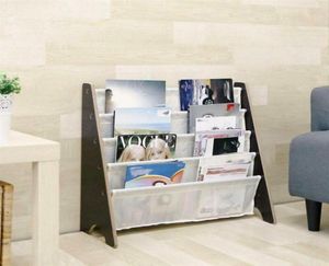 MDF Home Kids Book Shelf Storage Rack Organizador Estante Display Holder184E1838703