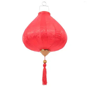 Castiçais chineses pendurados lanterna primavera festival ano decoração para festa ao ar livre casamento (12 polegadas)