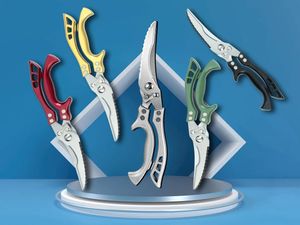 Scissors Kitchen Multifunctional Stainless Steel Food Chicken Bone Meat Fishing Crab Greens Cutting Trimming 231213