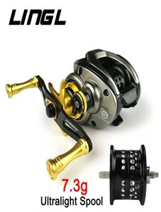 Lingl BFS Finesse Bait Casting Reels 73g Ultralight Spool 111 4kg Max Drag 731 TBS Carbon Fishing BaitCasting Reel 2202106146903