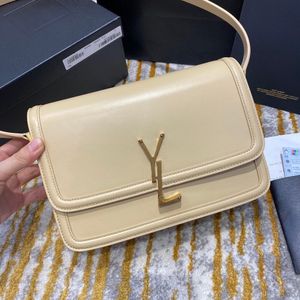 LUXURYS torebka Wysokiej jakości designerka torba zachodzące słońce solferino tofu torbor na ramię Messenger Bag damska Czarna skórzana torebka sprzęgło Crossbody Torka