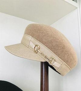 2020 Winter Beret Femme skórzana francuska kapelusz ośmioboczny styl brytyjski gavroche czarny beret newsboy cap5689338