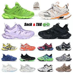 Designer Men Women Track Casual Shoe Track 3 3.0 Sneaker Lighted Gomma leather Trainer Nylon Printed Platform Sneakers Light Trainers shoes