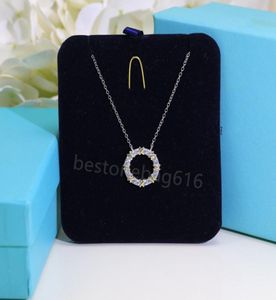 birthday christmas gift 925 silver love necklace wedding statement jewelry pendant necklace8484386