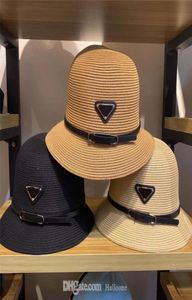 Cappelli da spiaggia pieghevoli di marca classica Cappello da sole snapback regolabile di alta qualità Cappello da donna Casquette a tesa larga 3 colori Fish9932192