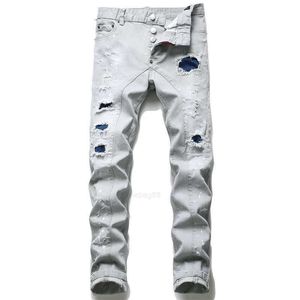 Mager rip jeans mens designer casu