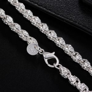 Ketten 925 Sterling Silber 50 cm 60 cm 5 mm Wasserhahn Kette Halskette für Frauen Mann Mode Charme Schmuck7487235