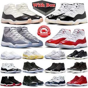 Nike Air Jordan 11 Retro 11s Concord 45 Herren Damen Basketballschuhe 11 Navy Pink Snakeskin Cap und Gown Gym Rot UNC Bred Sport Trainer Sneakers Größe 36-47