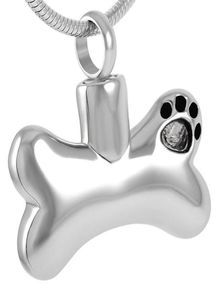 My Puppy039s Most Loving Bone Cremation Urns For Ashes Stainless Steel Urn Pendant Dog Printed Pet Necklaces1177382