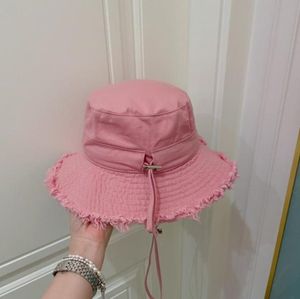 Designer Bucket Hat String Flat Cap Luxury Justerbar Caps Wide Brim Hinks Hats Fashion Sunhat Summer Beach Hat With Letters For4490473