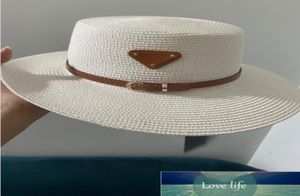 High Quality Straw Hat Flat Cap Fashion Gentleman Caps High Quality Men Women Sun Hats7898196