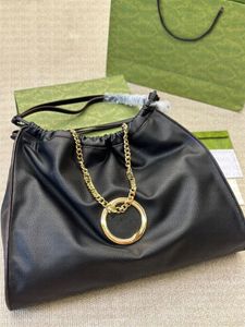 7a moda espelho qualidade loira tote bolsa de ombro feminina couro genuíno macio redondo metal g carta grande capacidade designer saco