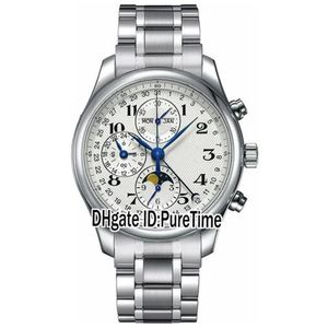 New Master Collection L2 773 4 78 6 Calendario perpetuo Automático Fase lunar DayDate Reloj para hombre Relojes de acero inoxidable 163c3301m295s