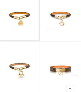 braccialetti di marca braccialetto di design Classico V fiore plaid corda in pelle oro argento fibbia perline corda a mano uomo donna coppia bracciali 1744457