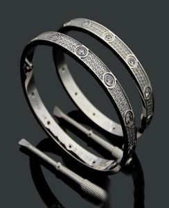 Bangle Europe och USA: s titanstålstjärnor armband Skruvmejsel Eternal Ring Star Lovers Armband Gold Silver Rose 4059271