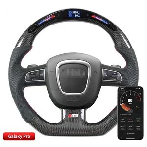 Real Carbon Fiber LED Steering Wheel for Audi A1 A2 A3 A4 A5 S3 S4 RS3 RS4 RS5 RS6 RS7 S Line