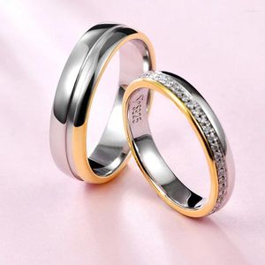 Anelli a grappolo YUESHANG Lefei Moda Lusso Tendenza Classico Moissanite Design Semplice Anello per amanti per fascino Donna Argento 925 Gioielli per feste