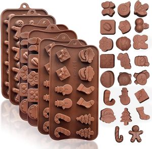 Baking Moulds Christmas shape design Cookie Shaping Decorating Trays Xmas Chocolate Mold Gingerbread Man Candy Mould 231213