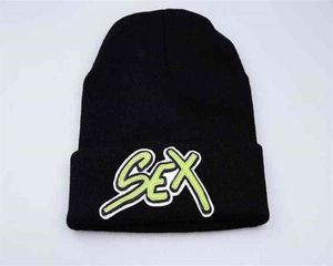 BeanieSkull Caps Ch sex Beanies Records Limited Matty boy graffiti spell cotton sheepskin winter cold hat Ball Caps cotton chunky4313258