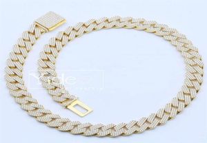 カスタムヒップホップキューバキューバネックレス12mmキューバリンクNecklace247L708806