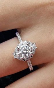 925 Sterling Silver Selling engagement Ring for women wedding party anniversary gift brand whole jewelry3794478
