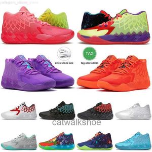 Lamelo Ball MB01 Mens basketskor 12 Galaxy Rock Ridge Red Blast Buzz City White Blue Be City White Blue Be You Luxury Fashion Trainers