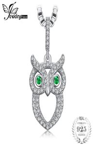 JewelryPalace Green Eyed 02ct Russian Simulated Emerald Pendant Necklace 925 Sterling Silver 45cm Box Chain7771271
