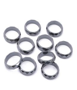 6 mm breite Bandringe, modisch, kein magnetischer Hämatit-Magnetring für Männer, Mix 6 bis 131914020